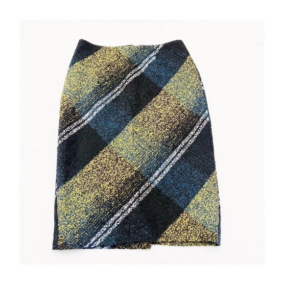 Classiques Entier Wool Pencil Skirt Multicolor SZ4 - Picture 1 of 7